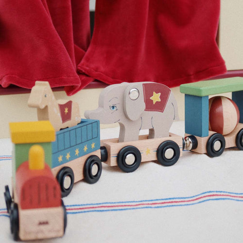 Wooden Animal Train