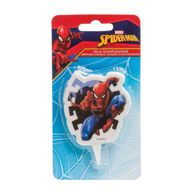 2D Spiderman Candle - Dekora