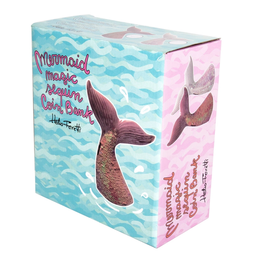 Mermaid Coin Bank Sequins Hf