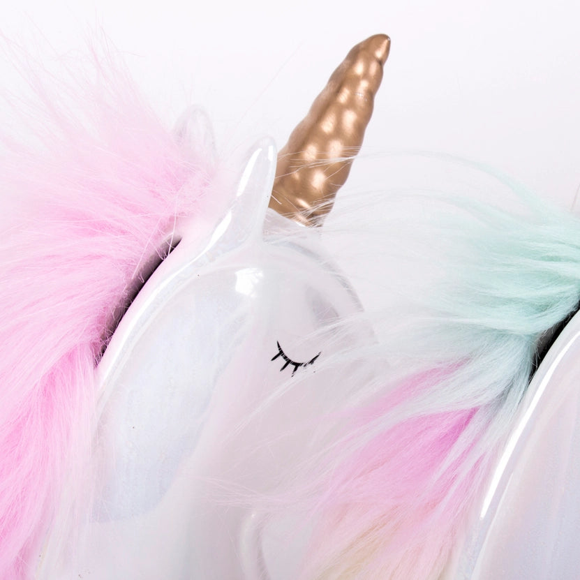 UNICORN COIN BANK COLOR HAIR HF