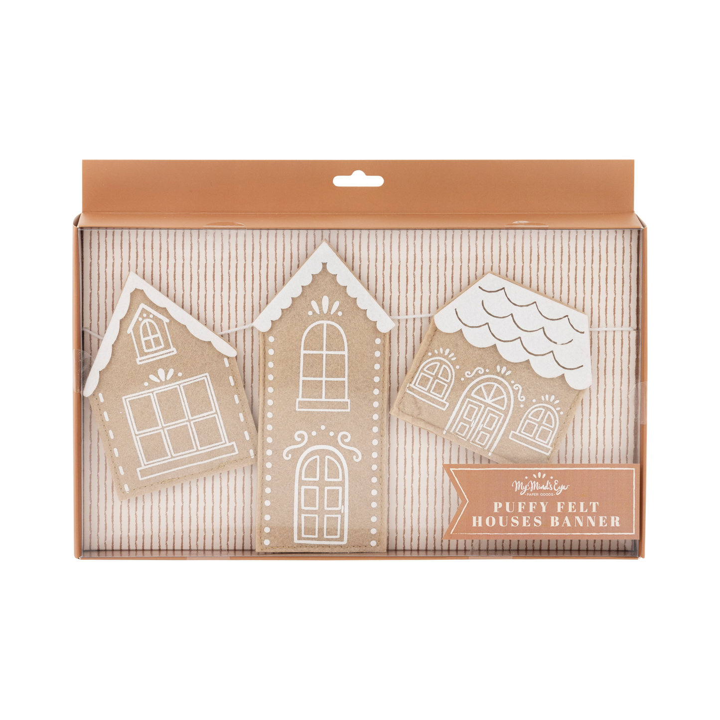 My Mind’s Eye - GBD1103 - Gingerbread Felt Houses Banner