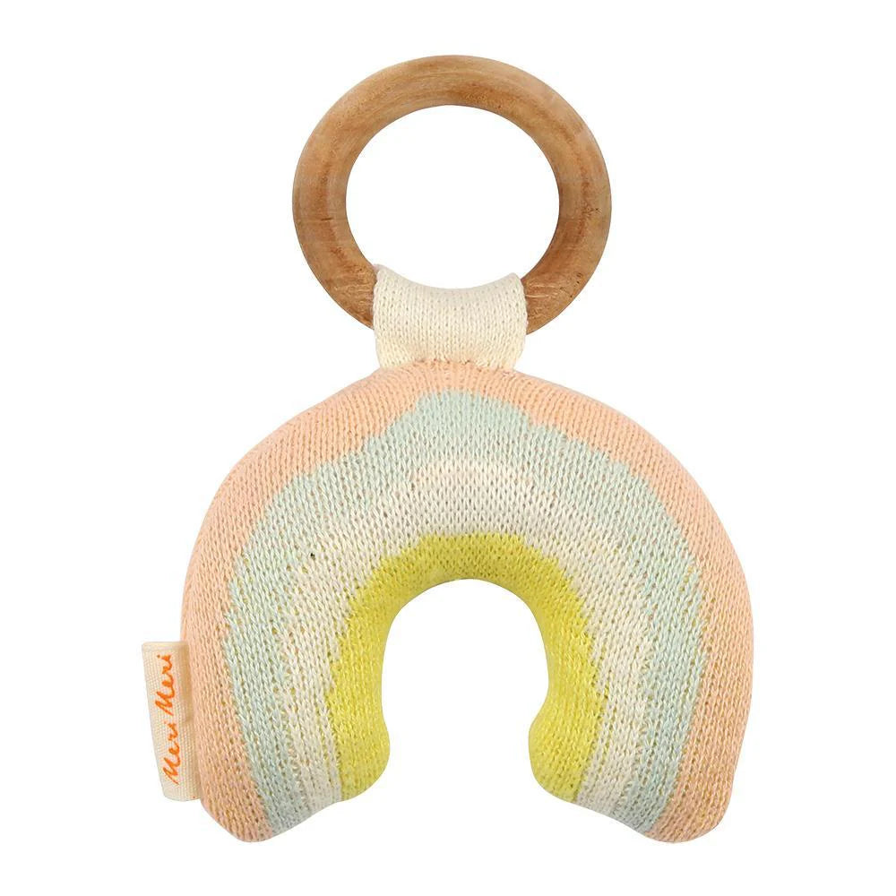 Rainbow baby rattle