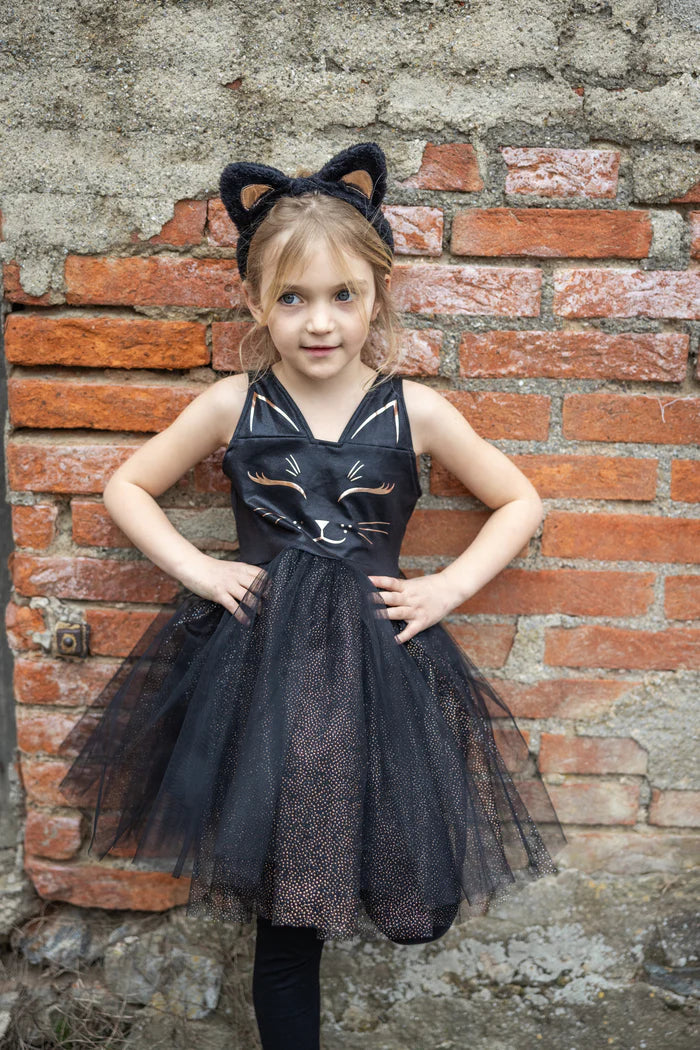 Black Cat Dress & Headpiece