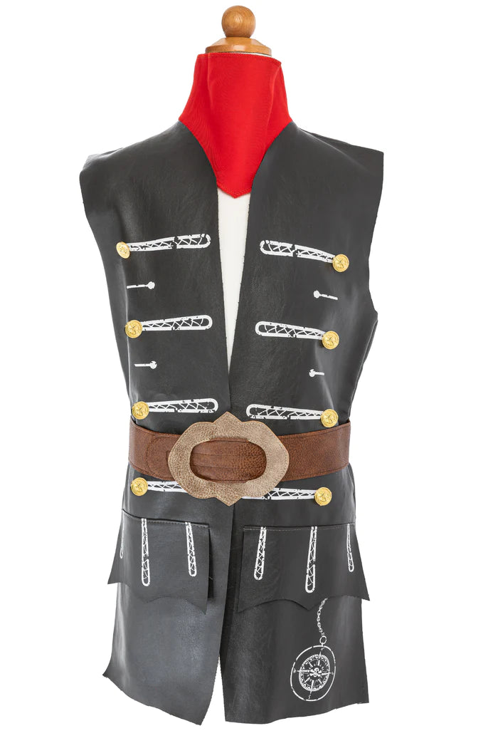 Skully Pirate Vest, Belt & Scarf