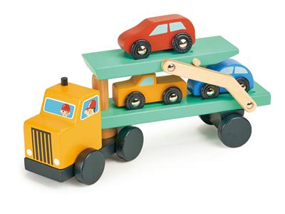 VEHICLE TRANSPORTER WITH 3 CARS