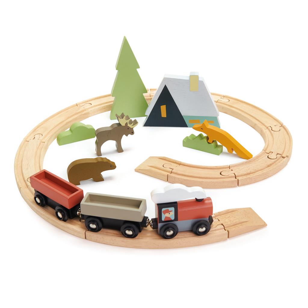 TRAIN SET TREE TOPS