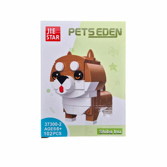 JIE STAR Pets Eden Construction Set: Shiba Inu,