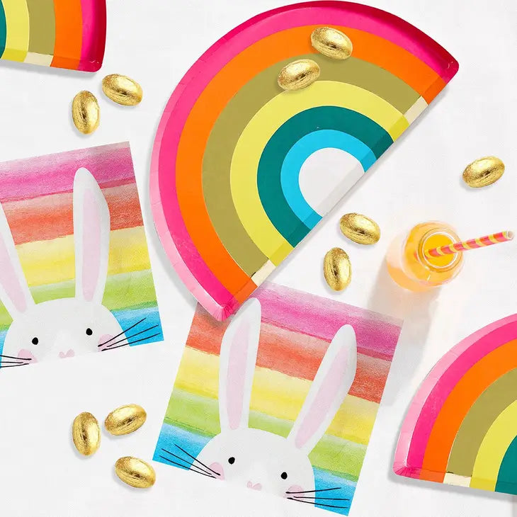 Rainbow Shaped Plates - 16 Pack