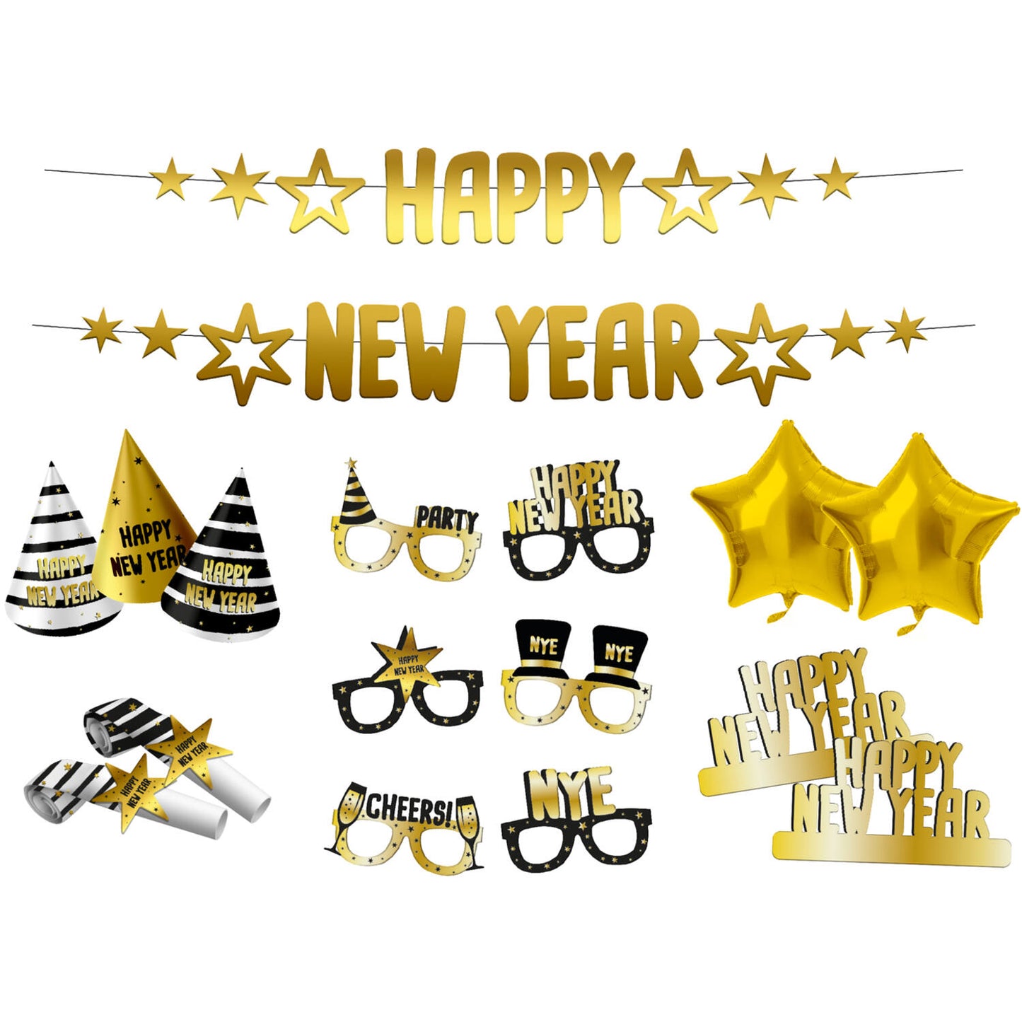 Party box Happy New Year - BlackGold HNY