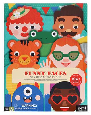 Sticker Activity Set - Funny Faces