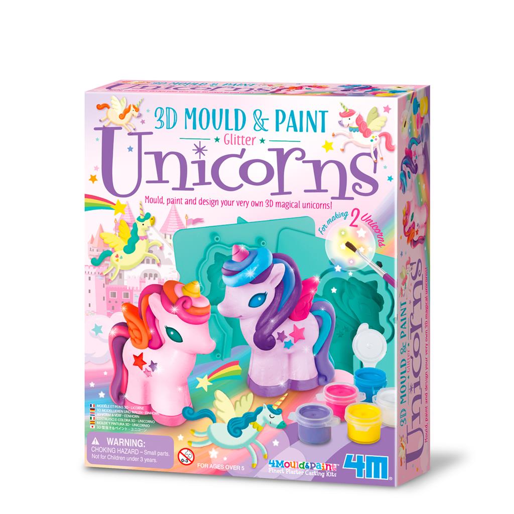 MOULD AND PAINT 3D UNICORN