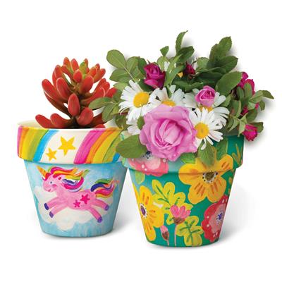 Paint Your Own Flower Pots