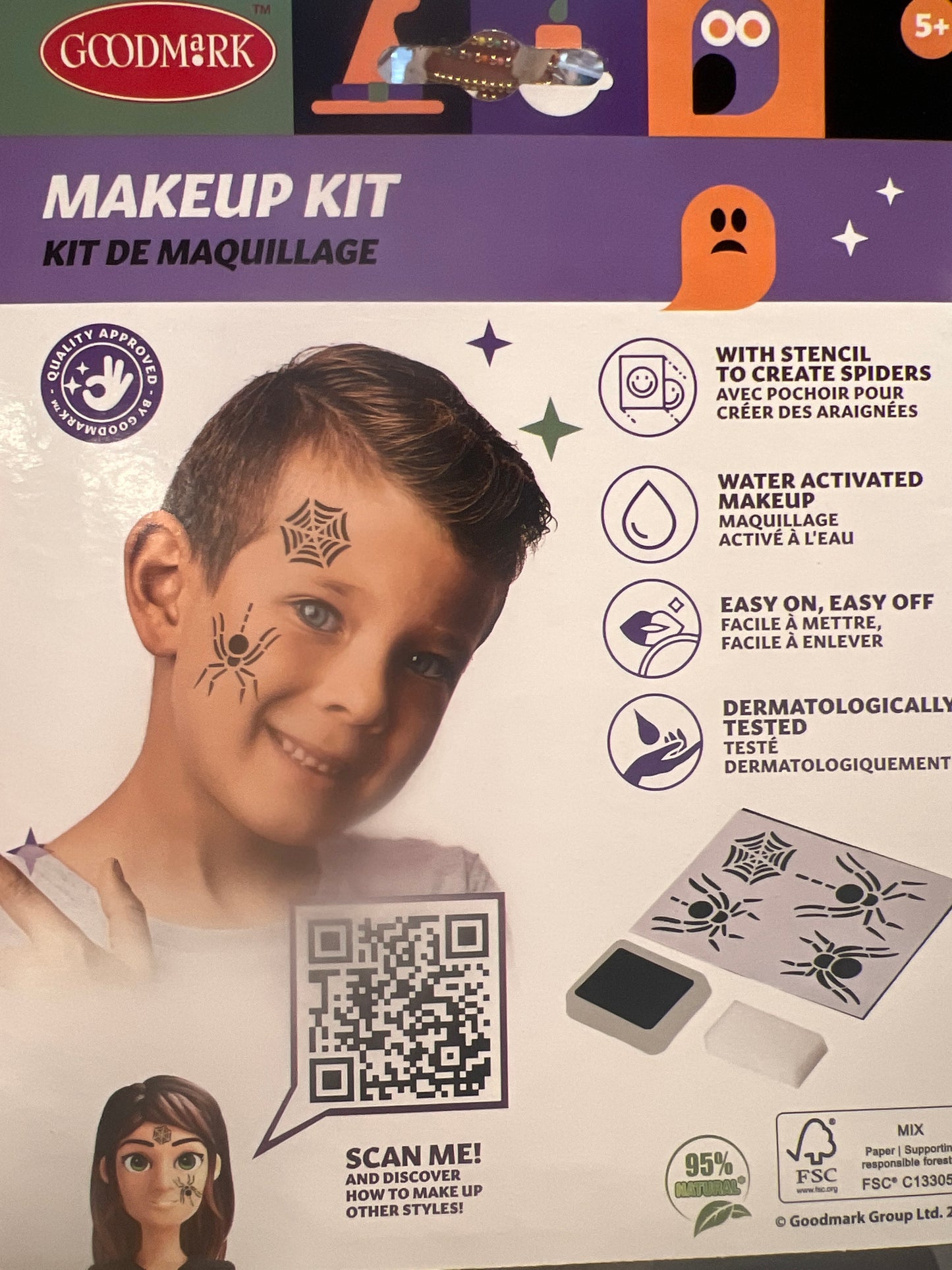 Make up Kit - Spider stencil