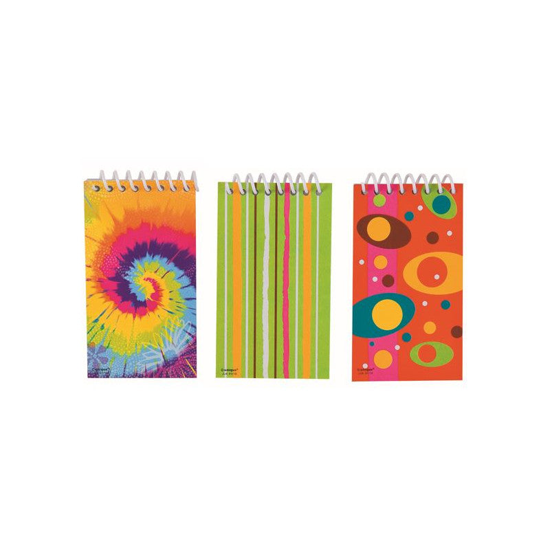 6 mini notebooks spiral