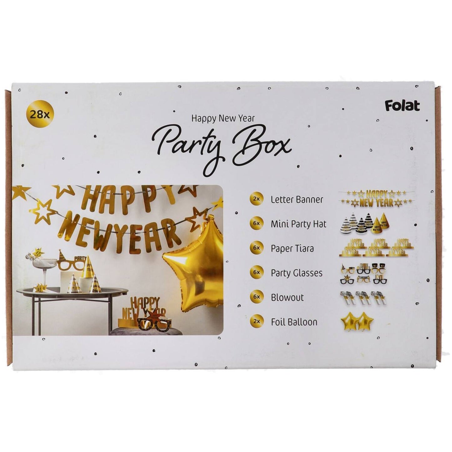 Party box Happy New Year - BlackGold HNY