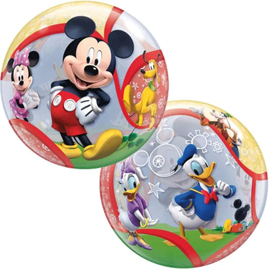 Disney Ballon en latex à bulle unique Mickey et ses amis 55,9 cm 