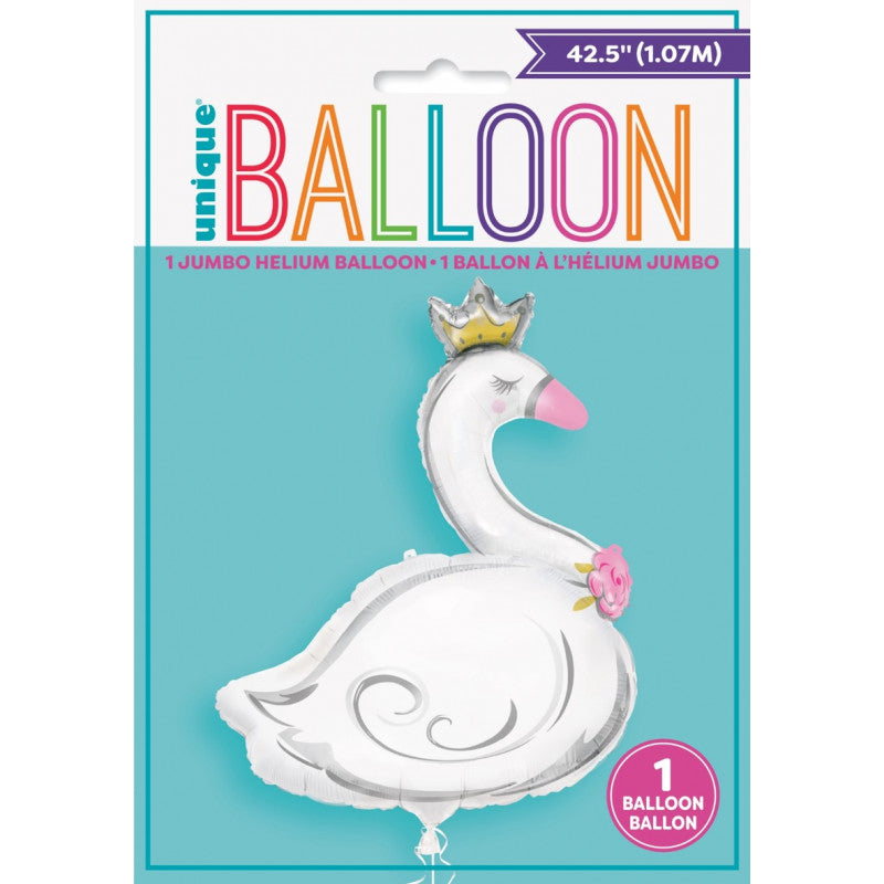 Ballon foil CYGNE COURONNE 107 cm