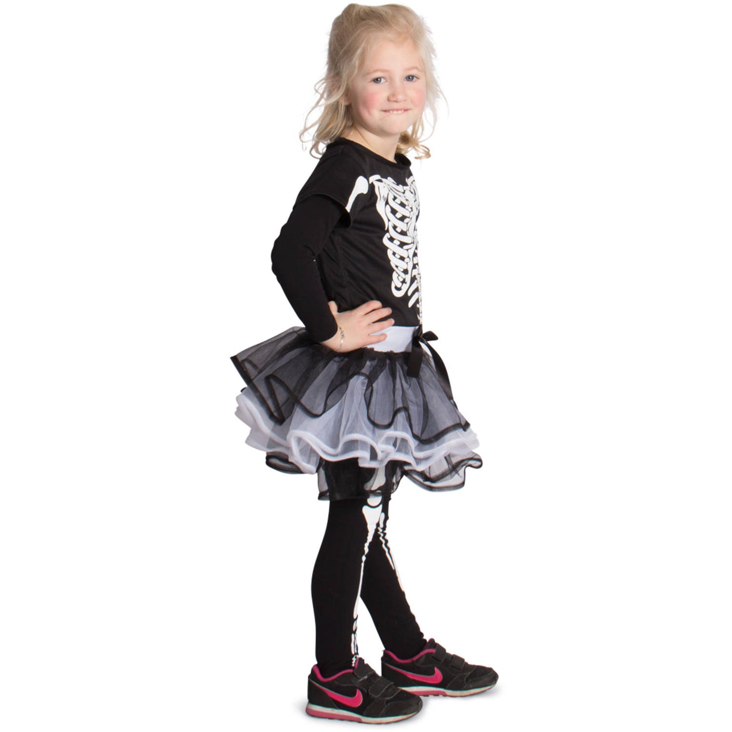 Skeleton Dress for Children - Size S 3-5 years