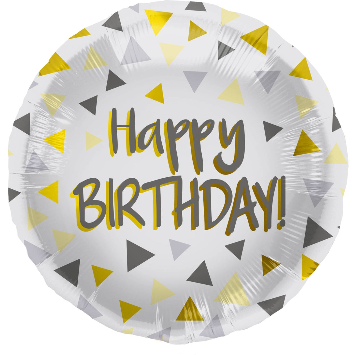 Foil Balloon Birthday Triangles - 45 cm