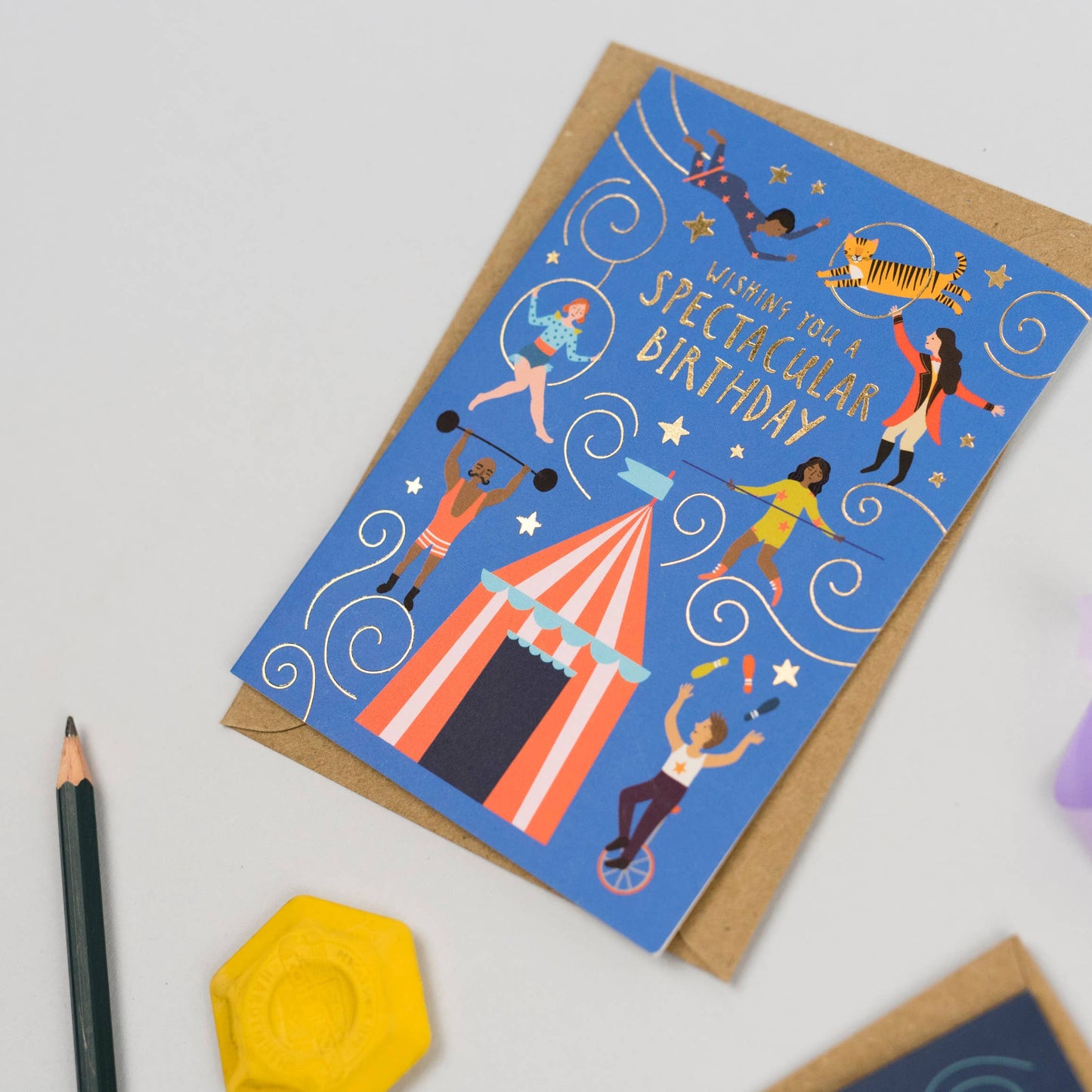 Circus Tricks Birthday Card | Kids Card | Childrens Card