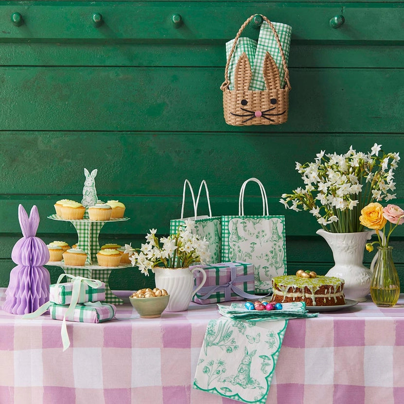 Recycled Paper Easter Bunny Basket