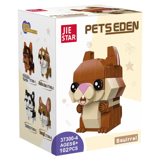 JIE STAR Pets Eden Construction Set: Squirrel