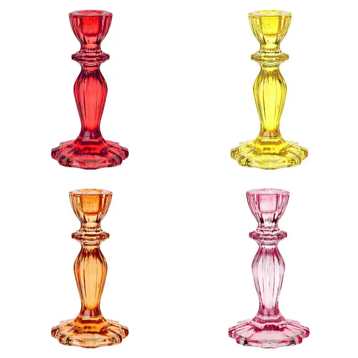 Bougeoirs en Verre Starter - Couleur Chaude