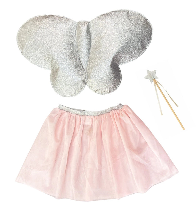 Pink and Silver Butterfly Costume Kit!