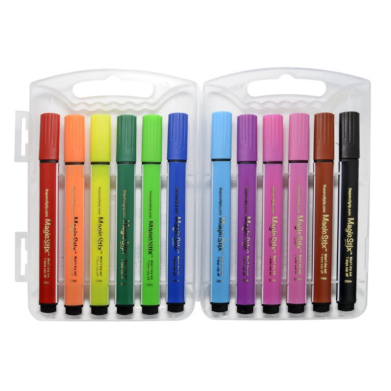 Magic Tri Stix 12 Color - Cap Off For 7 Days TPG-395