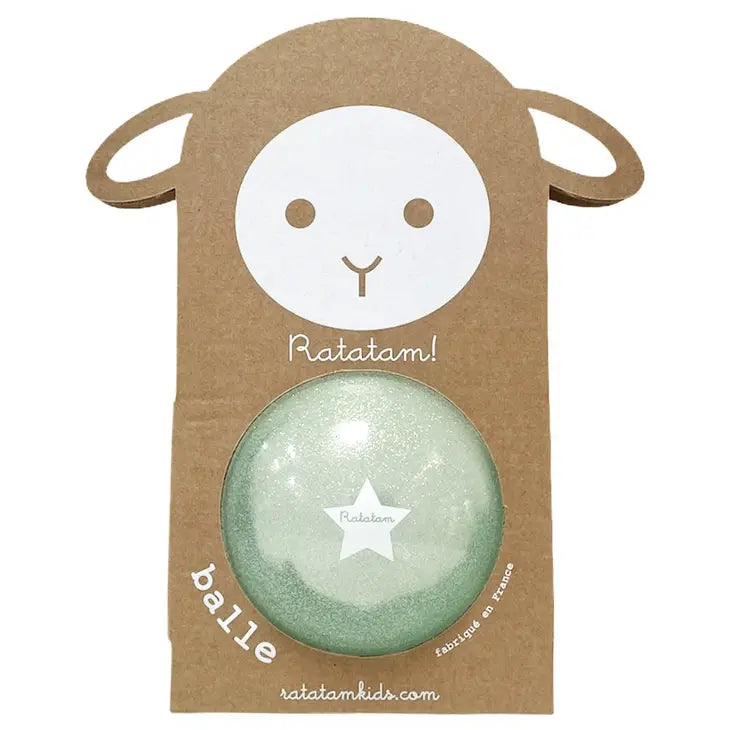 Small Blue Sheep Glitter Balloon 10 cm