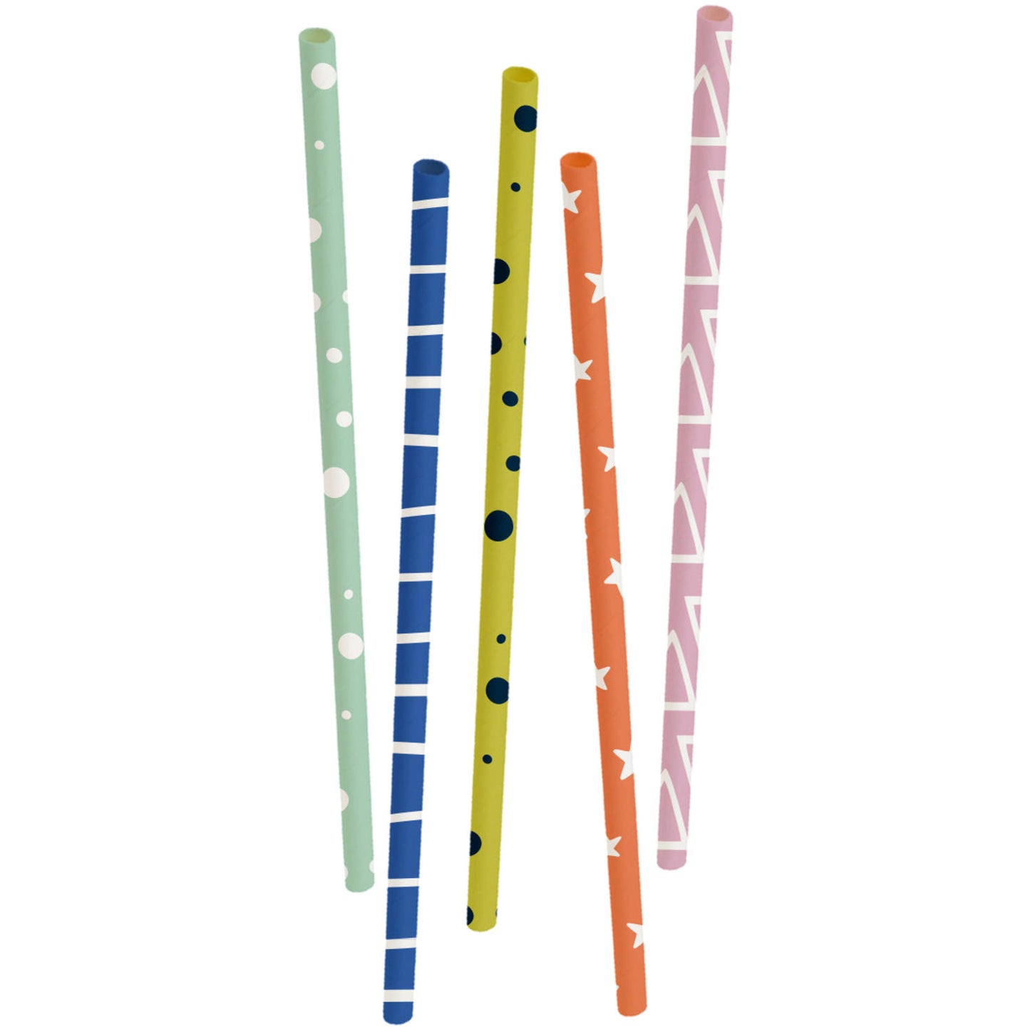 Straws Paper FSC 20cm - 20 pieces