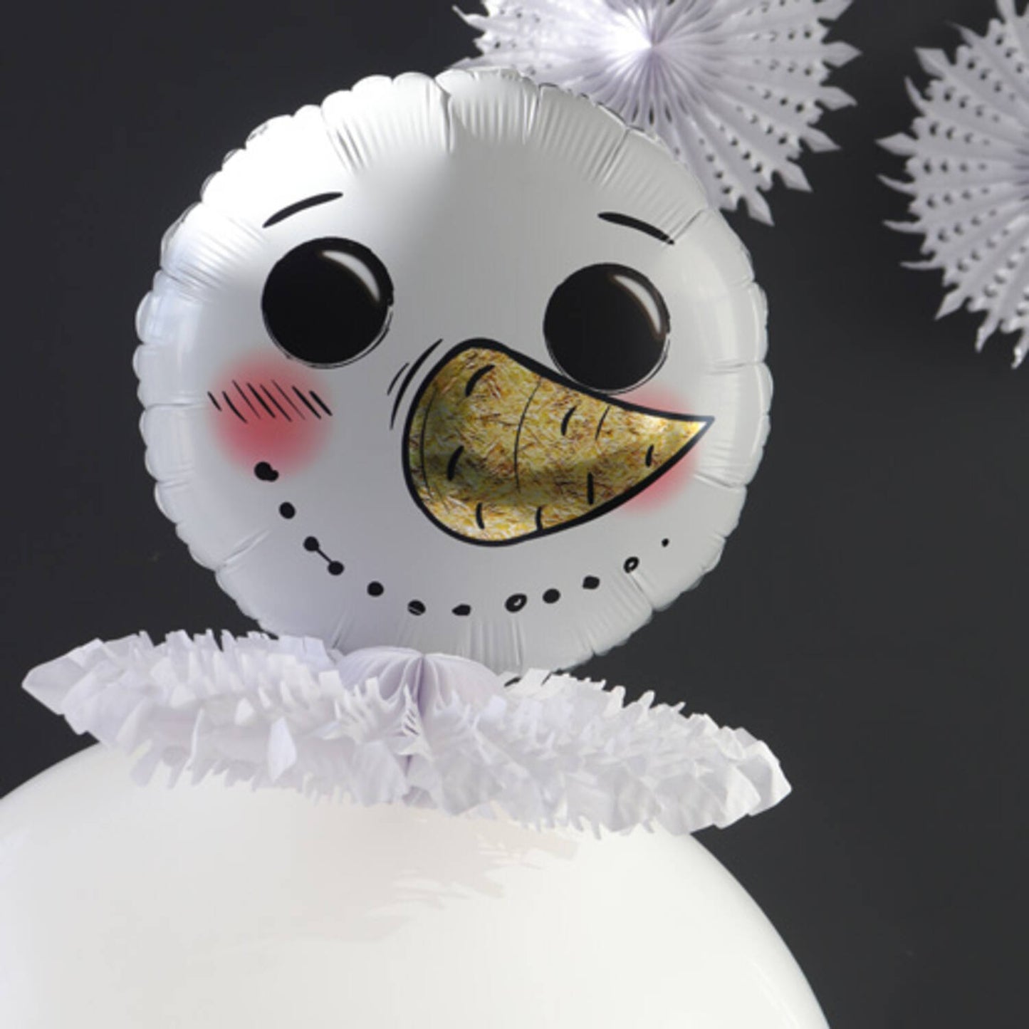 Foil Balloon Snowman - 45cm