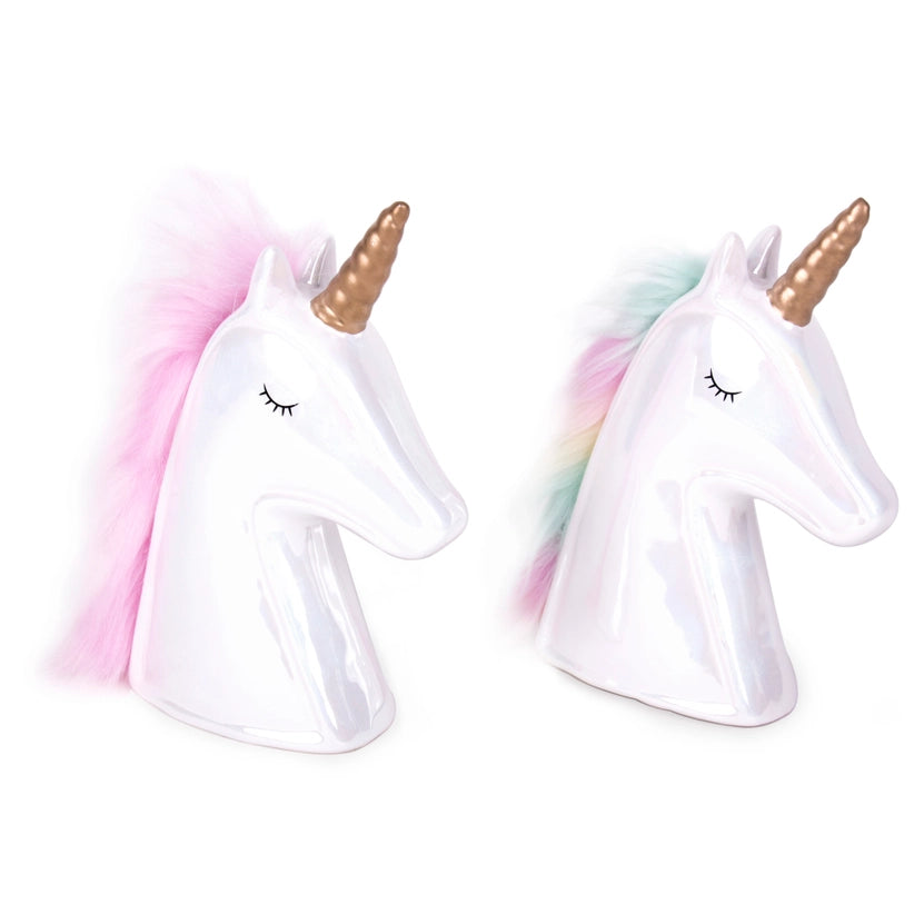 UNICORN COIN BANK COLOR HAIR HF