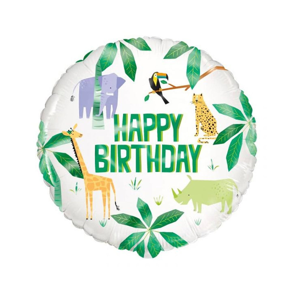 ANIMAL SAFARI FOIL BALLOON 45.7CM