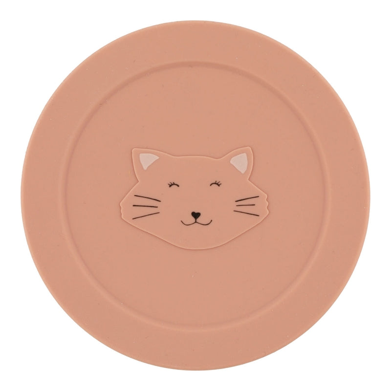 Silicone snack pot with lid - Mrs. Cat