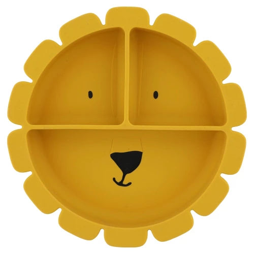 SILICONE DIVIDED SUCTION PLATE MR. LION