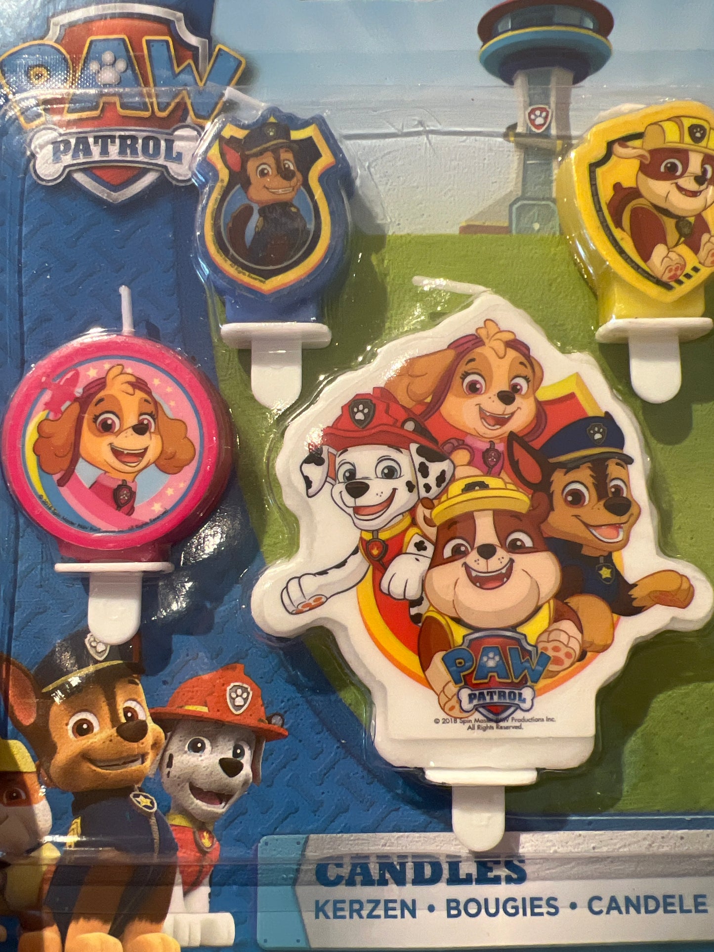 Bougies Paw Patrol X4