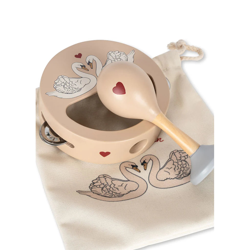 Wooden Music Set Swan