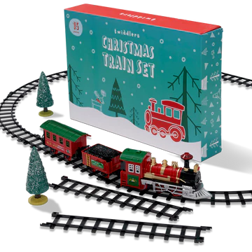 15 Piece Christmas Train Set