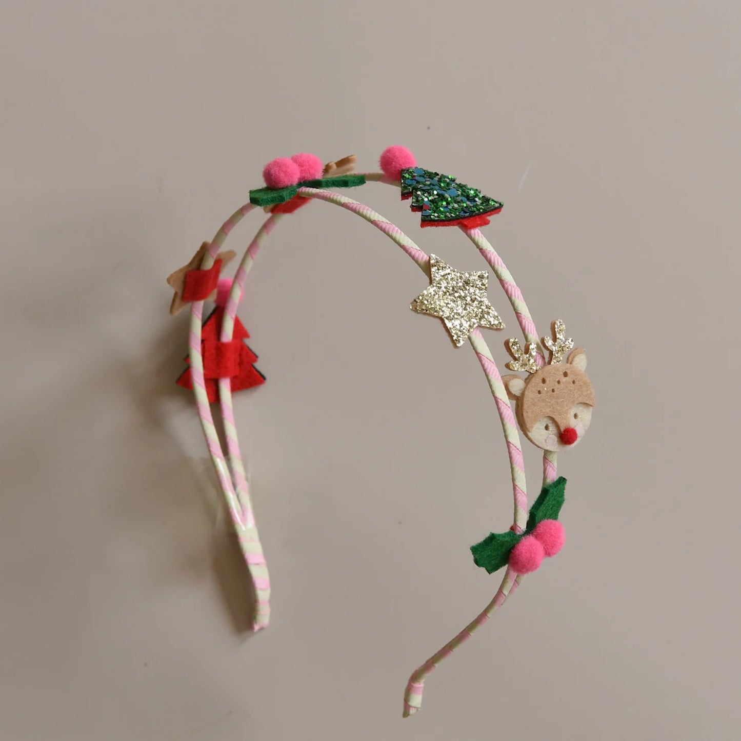 Festive Christmas Double Headband