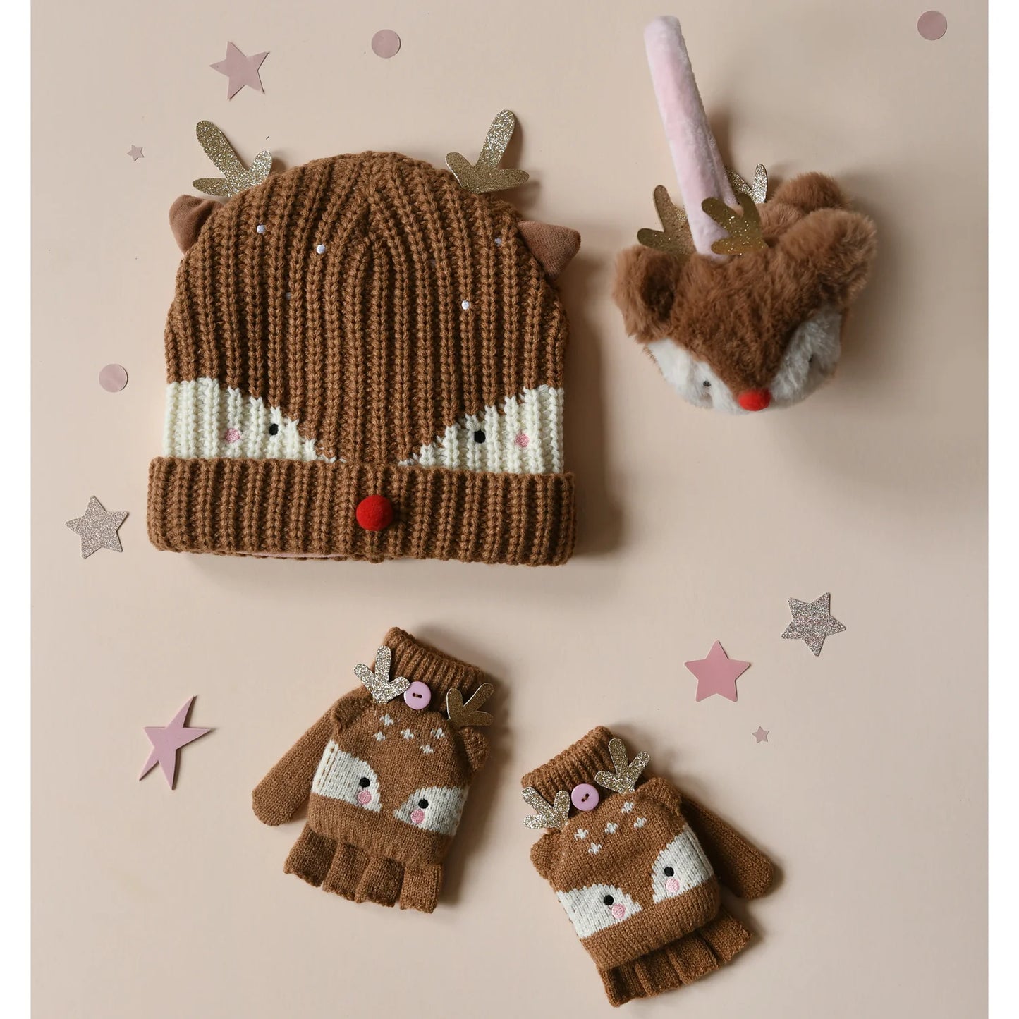 Little Reindeer Knitted Hat