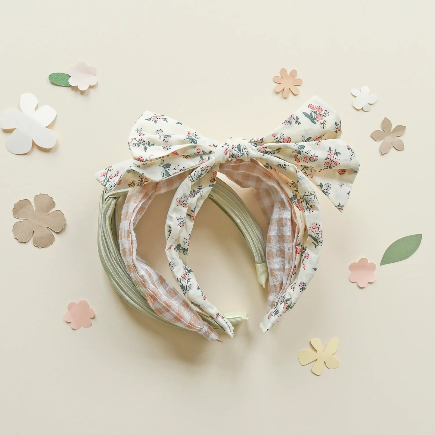 Flora Double Bow Headband