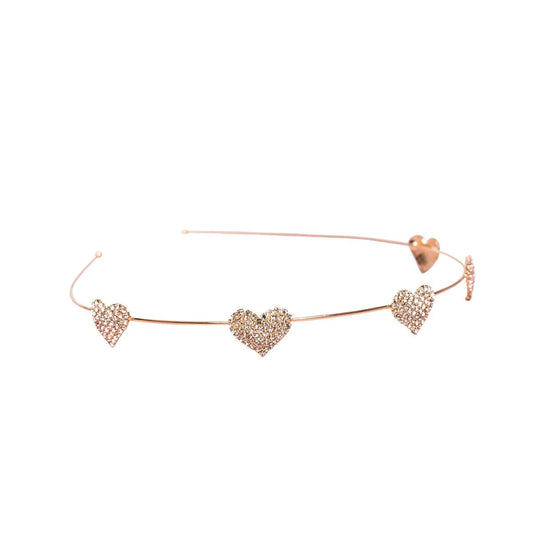 Rhinestone Heart Headband