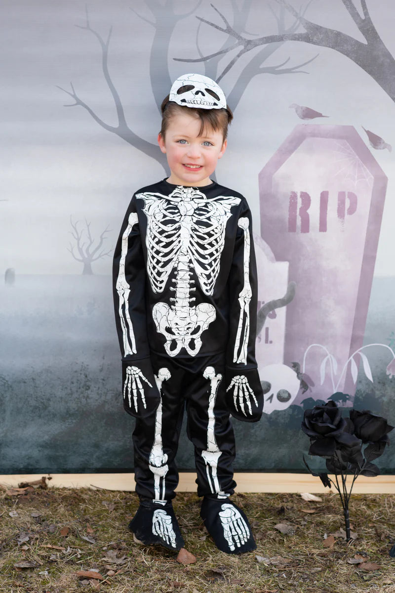 Glow in the Dark Skeleton Shirt, Pants & Mask