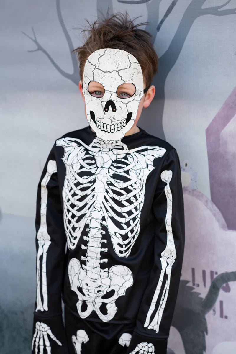 Glow in the Dark Skeleton Shirt, Pants & Mask