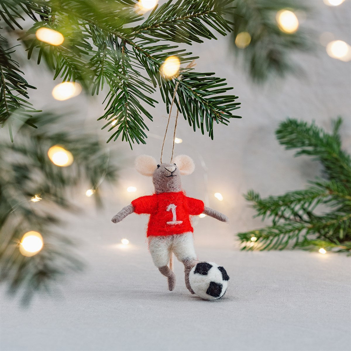 Football Mouse Hanging Decoration