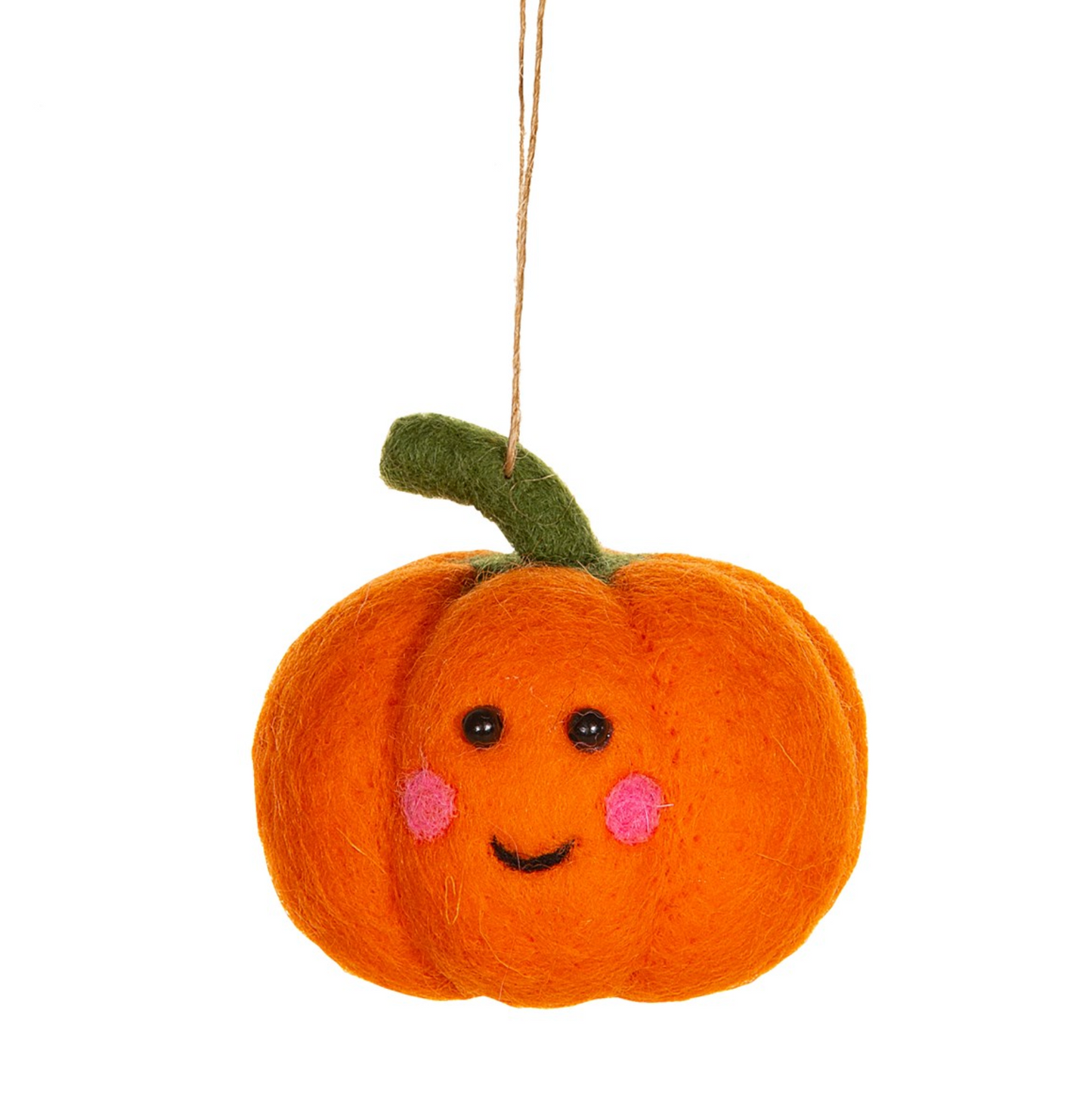 Happy Pumpkin Felt Decoration