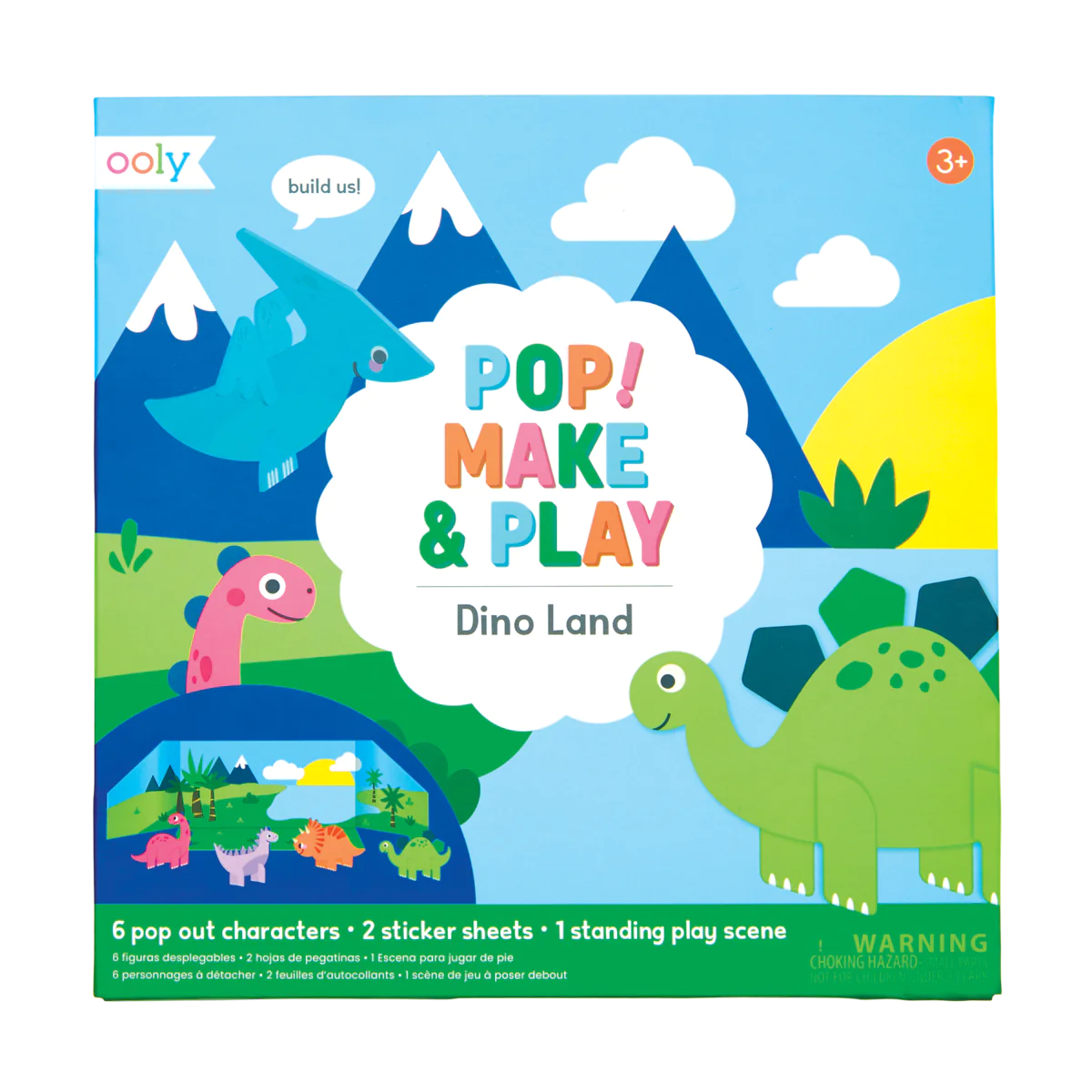 pop! make and play activity scene - Dino land