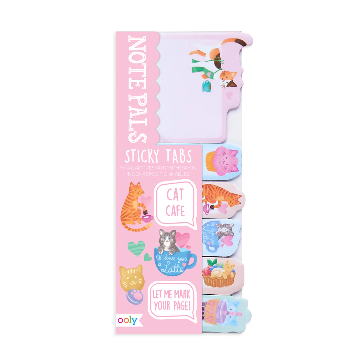 Note Pals Sticky Tabs –  Cat cafe