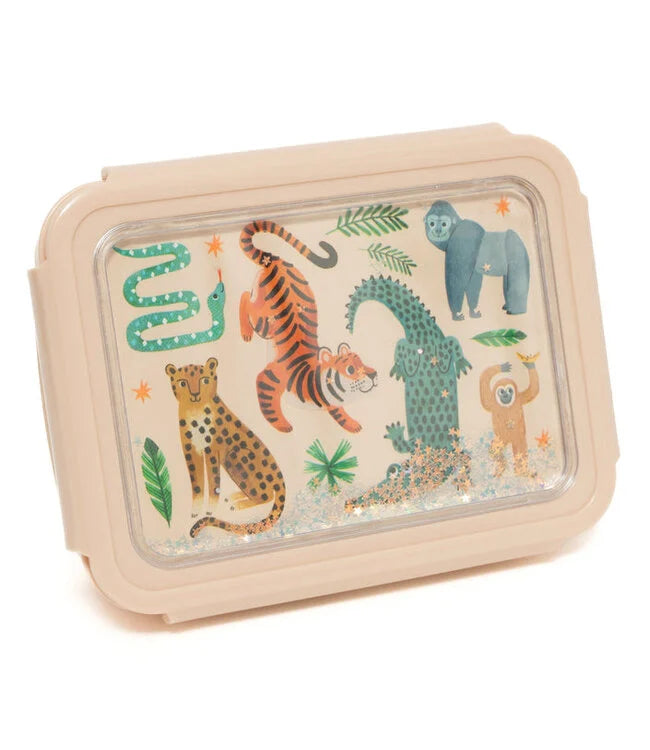 Lunchbox wild animals with stars